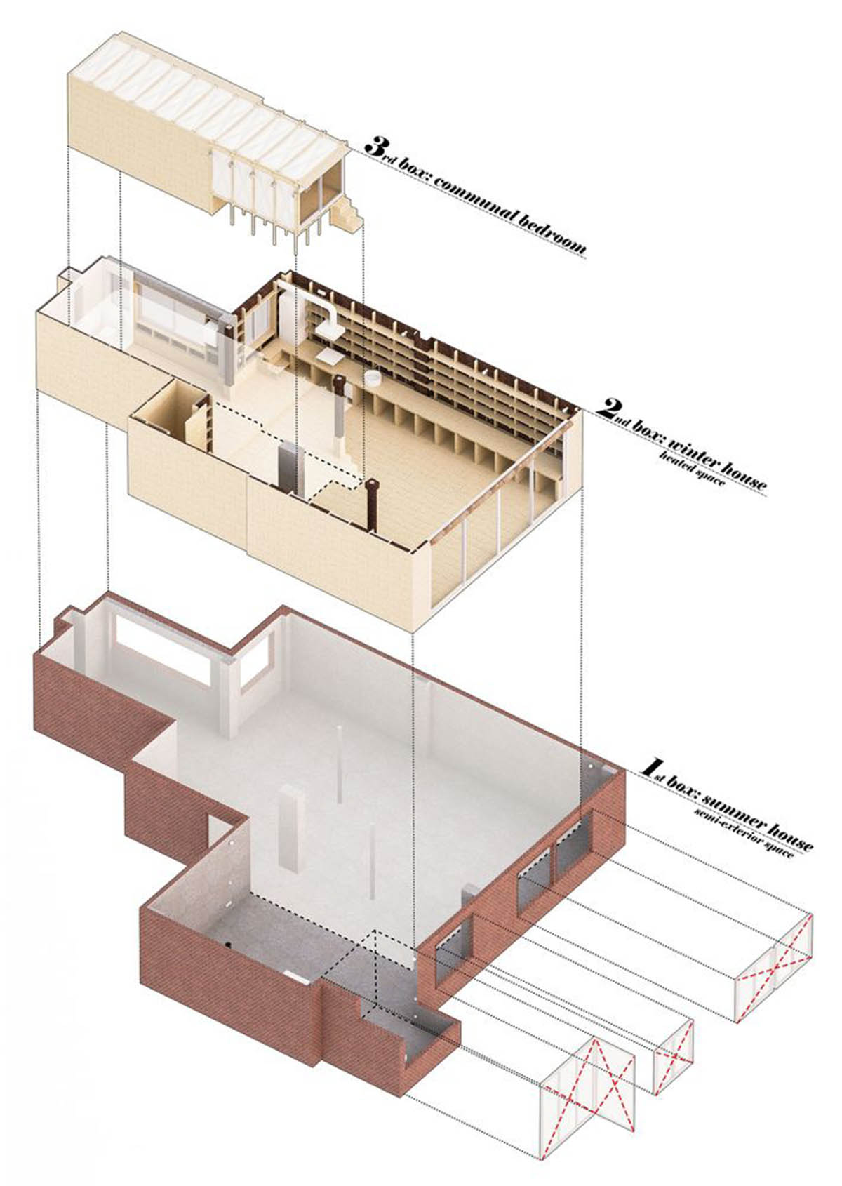 Takk renovates interior of a house in Madrid with wood and natural cork for energy efficiency