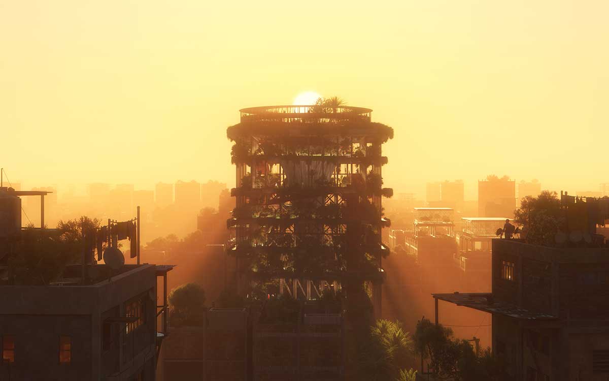 The Probiotic Tower by Design and More International wins Future Project Of The Year 2023 at WAF