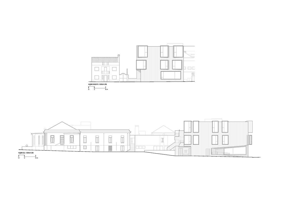 Nuno Piedade Alexandre designs distorted volumes for patients' needs for a care centre in Portugal