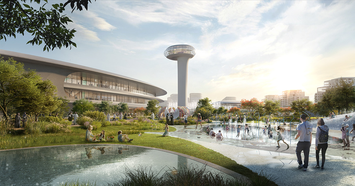 First phase of ZHA's droplet shaped leisure and entertainment complex is set to complete in 2019