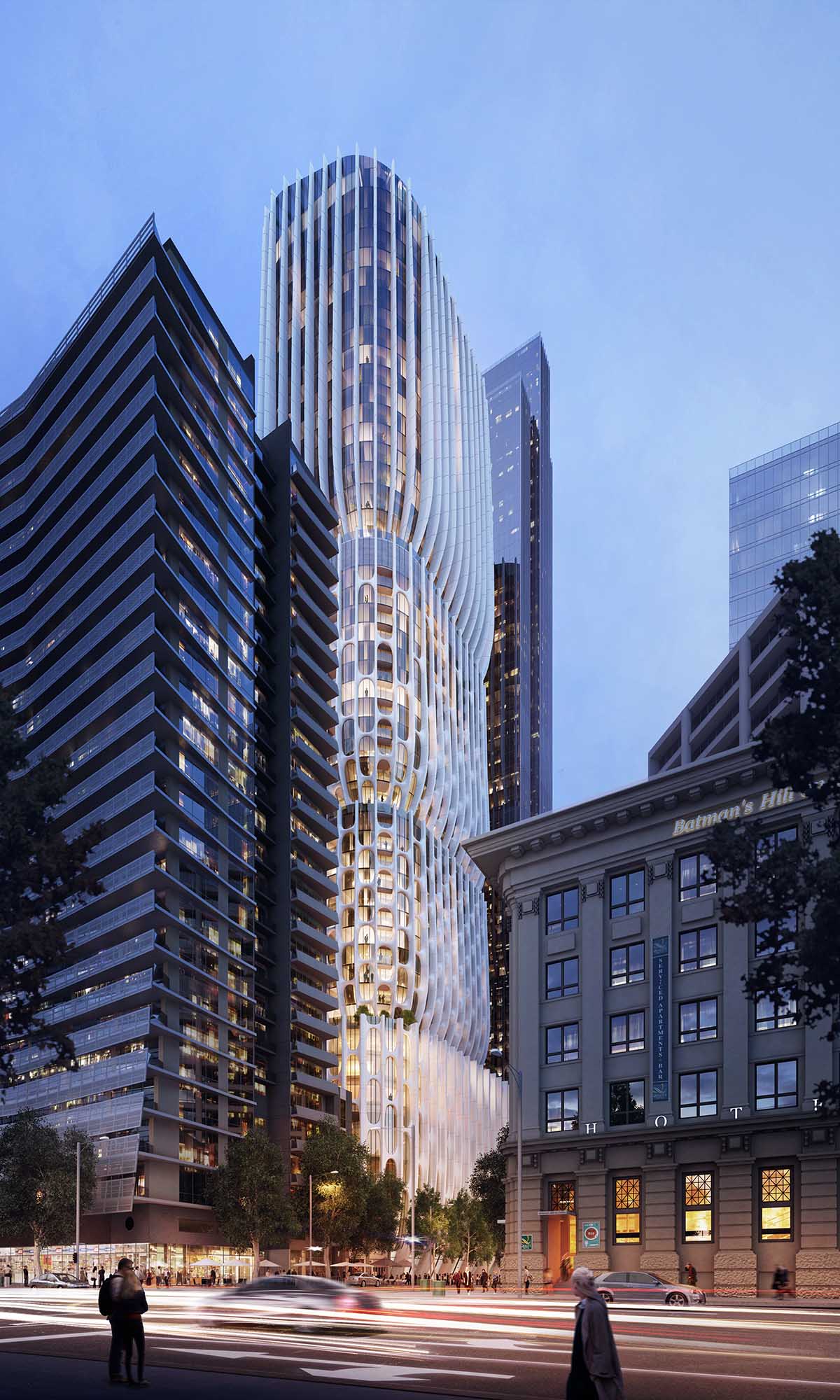 Zaha Hadid Architects&rsquo; lacework-looking Melbourne Tower is set to open in 2023