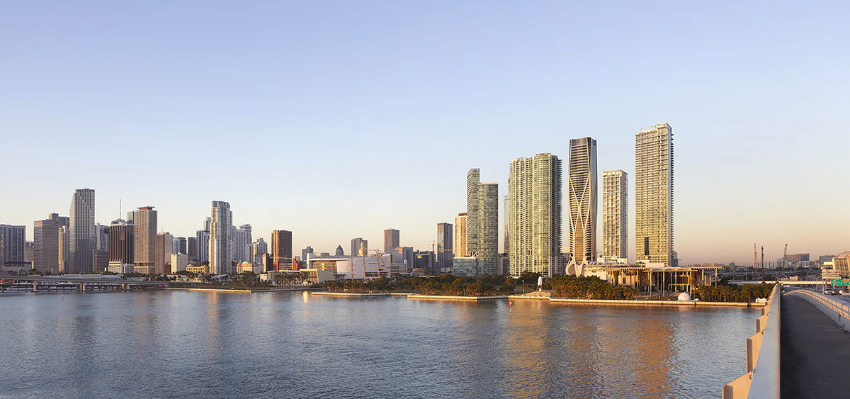 Zaha Hadid Architects' One Thousand Museum photographed by Hufton+Crow