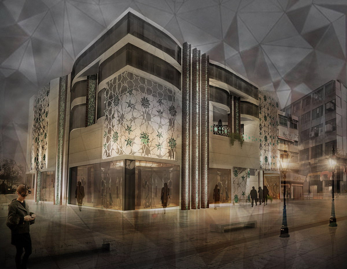 Studio Eiraji unveils its proposal for Diba Commercial Building in Tehran