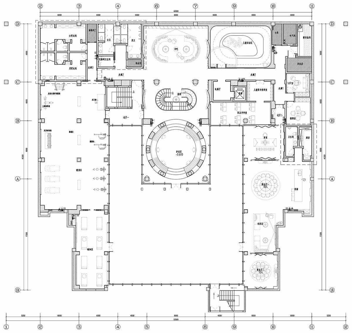 GBD Design creates interiors for clubhouse with fluid forms and dynamic sculptures in China