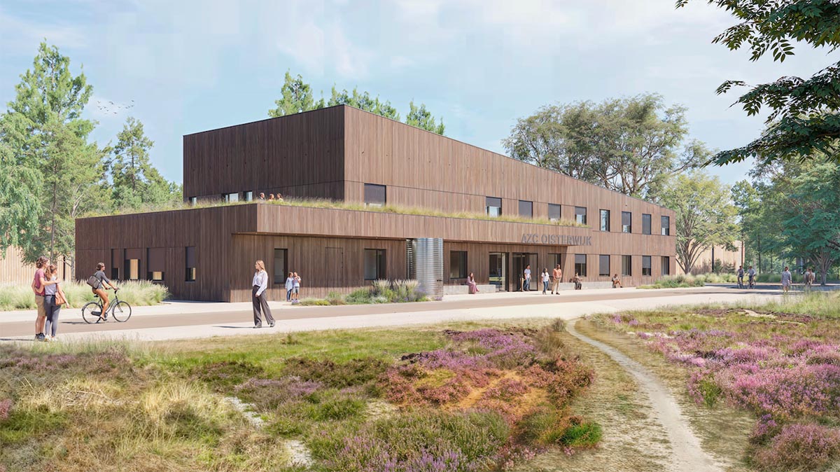 OMA and Circlewood develop Modular Wood System for Asylum Facilities in the Netherlands