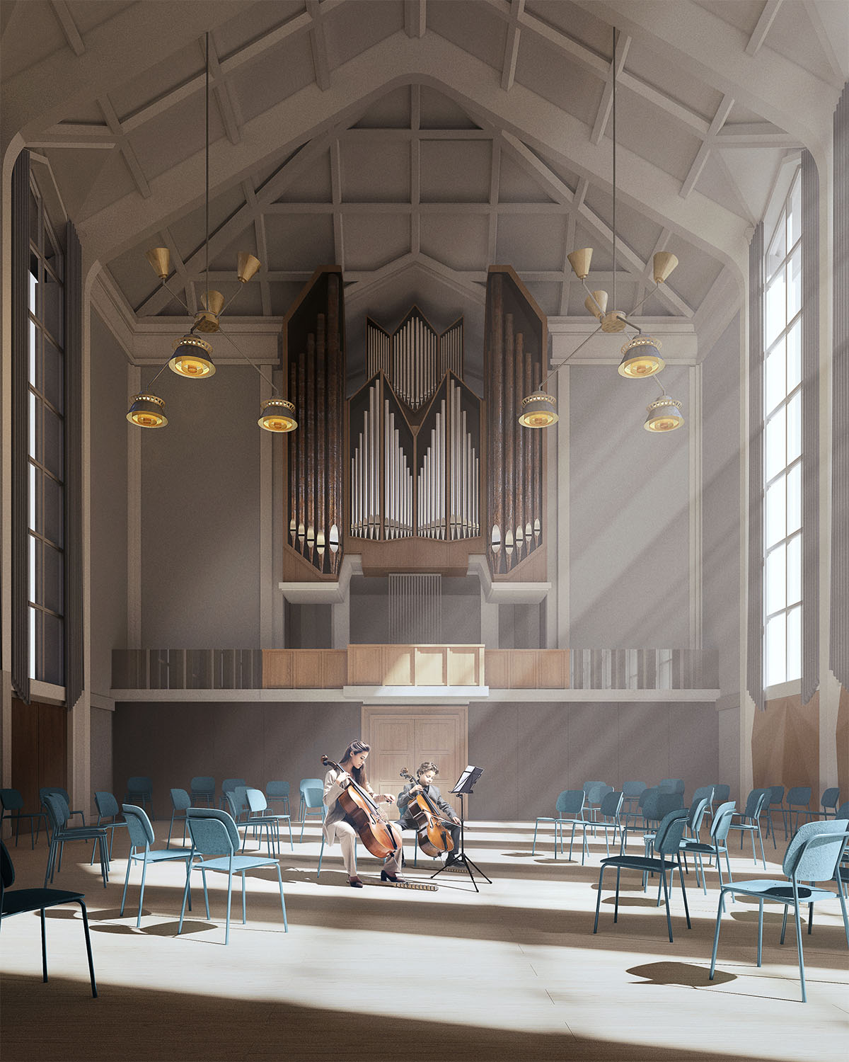 Powerhouse Company transforms post-war church into a music hub in Rotterdam 