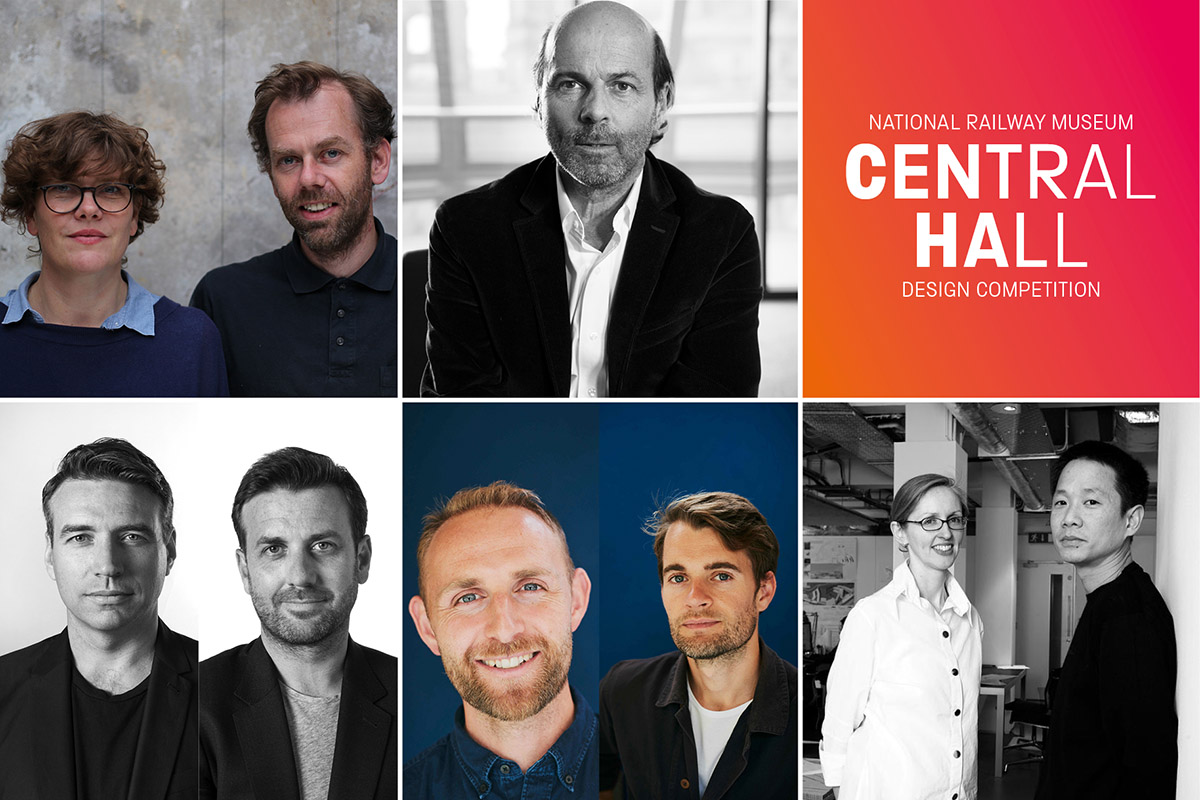 Shortlisted Teams Announced for National Railway Museum Central Hall Design Competition