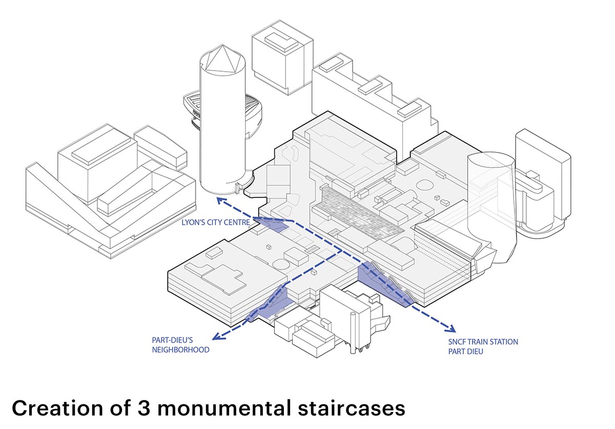 MVRDV completes transformation of Lyon’s historic shopping centre with a lace-looking façade