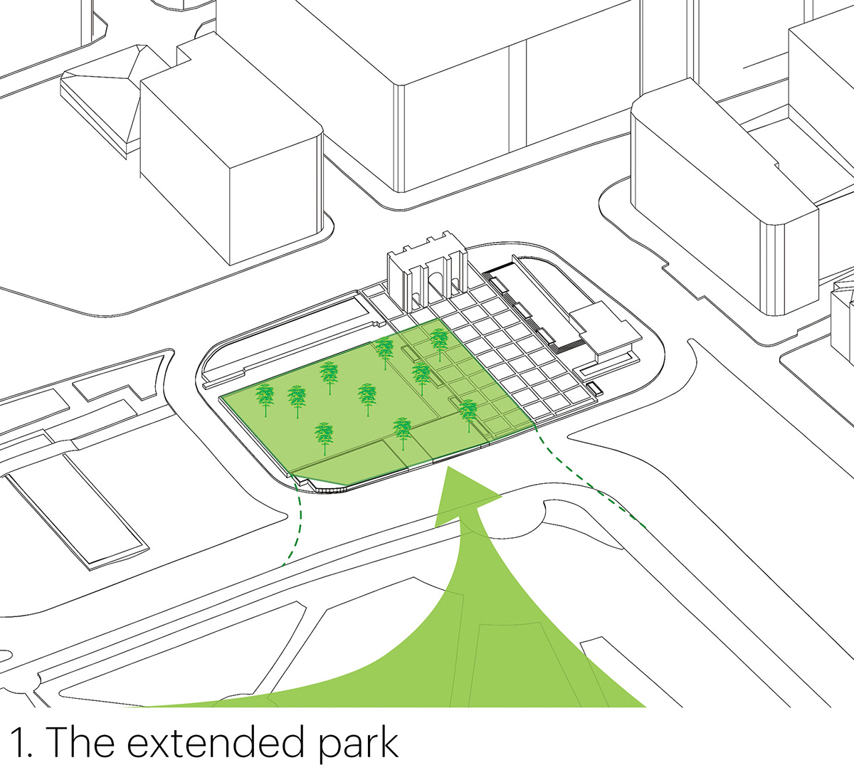 MVRDV designs hollowed-out temporary installation next to London&rsquo;s Marble Arch