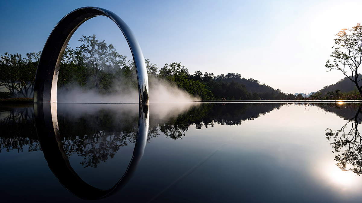 ONE-CU Interior Design Lab completes interiors of Guiyang Vanke - Guanhu Sales Center in China