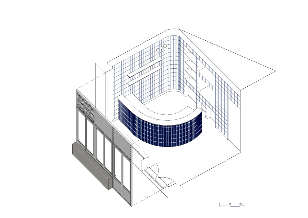 Arantxa Manrique Arquitectes completes Atlantis Gastrobar with white and pure interior space