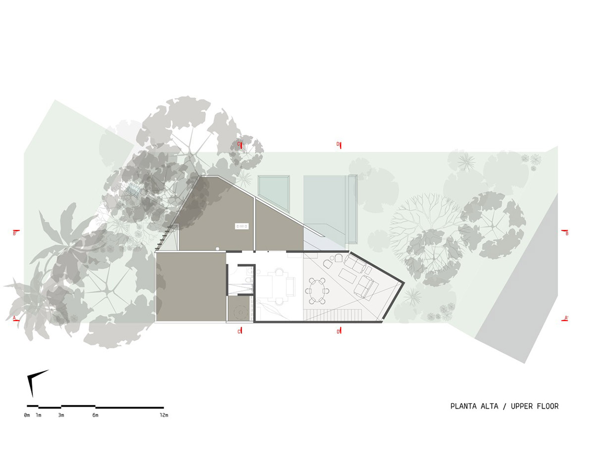 Natural-toned detached house by TACO features dynamic open spaces and backyards in Mexico