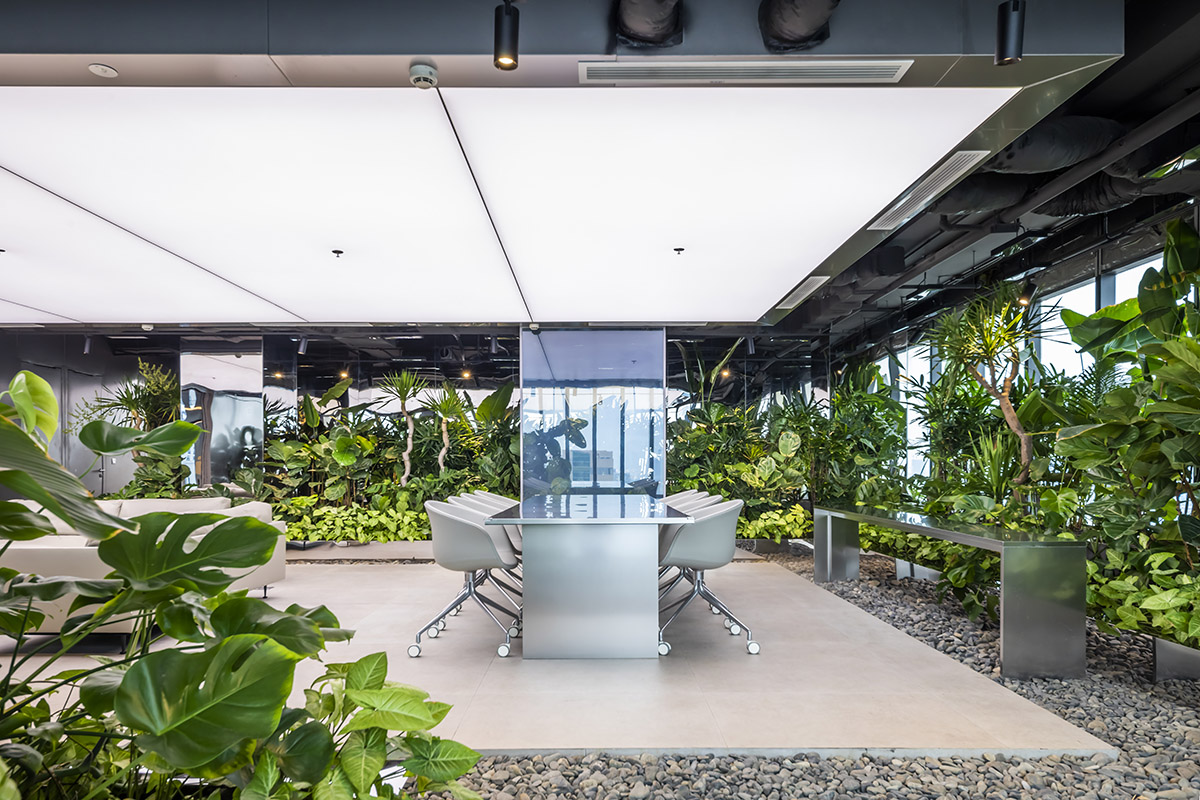 MIA Design Studio creates an outdoor garden for Mr.Green’s Office in