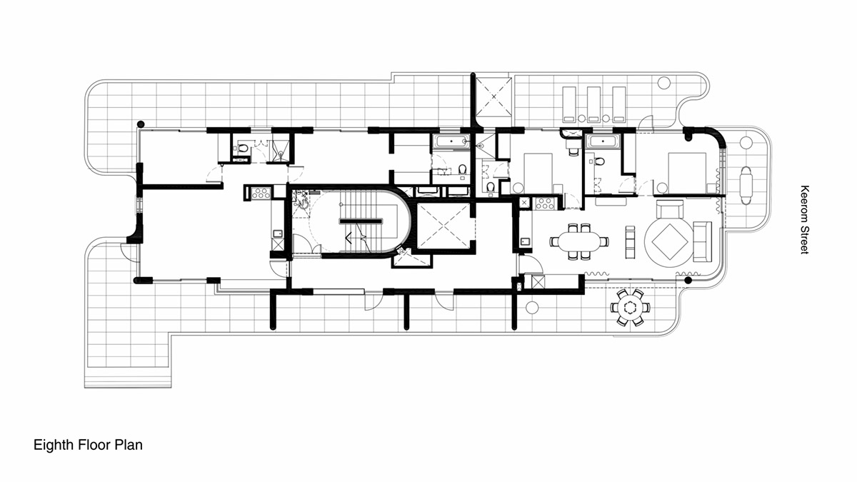 Robert Silke & Partners designed apartment that features 