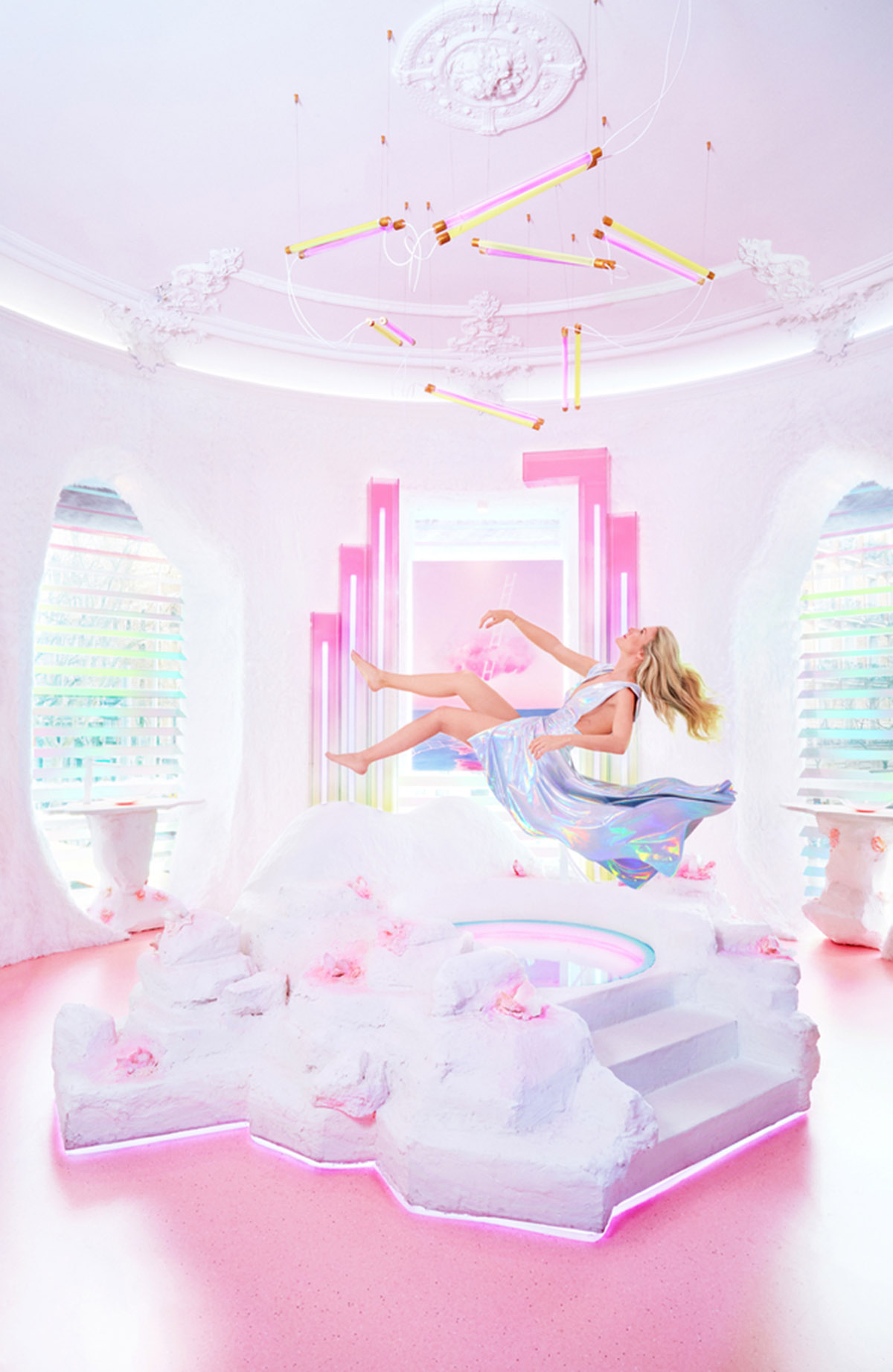 Patricia Bustos Studio creates fully pinkish utopian interior for Metanoia Installation in Madrid