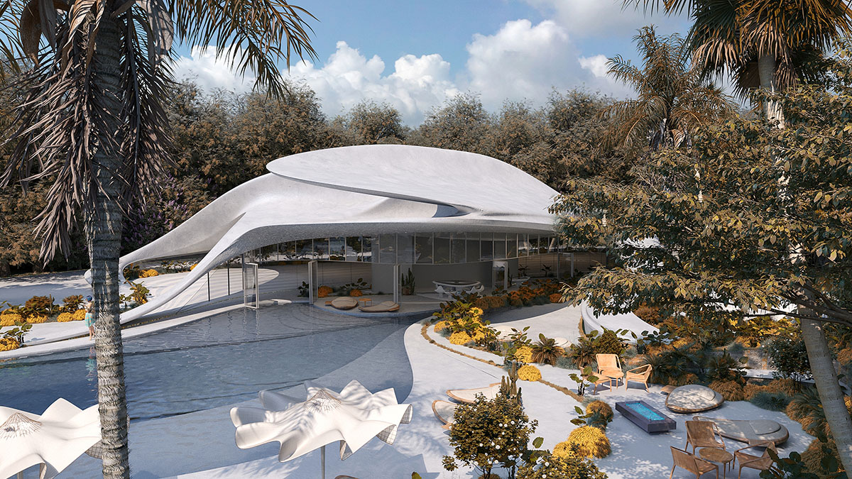 Mask Architects designs curvaceous luxury villa nestled in lush vegetation of Northern Sardinia