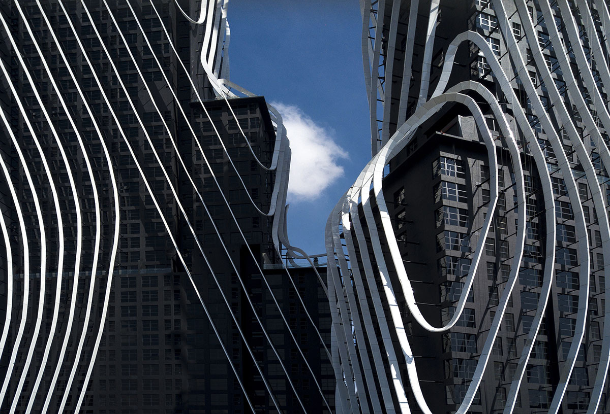 SPARK completes Art&eacute; MK towers in sculptured form wrapped by aluminum ribs in Kuala Lumpur