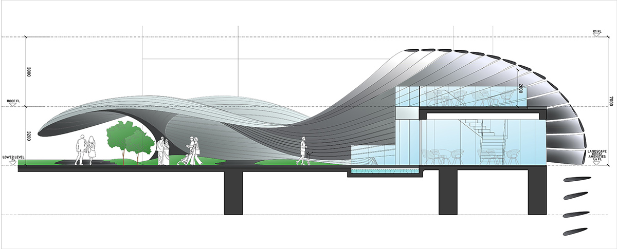 SPARK completes Art&eacute; MK towers in sculptured form wrapped by aluminum ribs in Kuala Lumpur