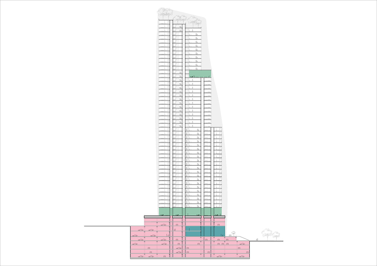 SPARK completes Art&eacute; MK towers in sculptured form wrapped by aluminum ribs in Kuala Lumpur