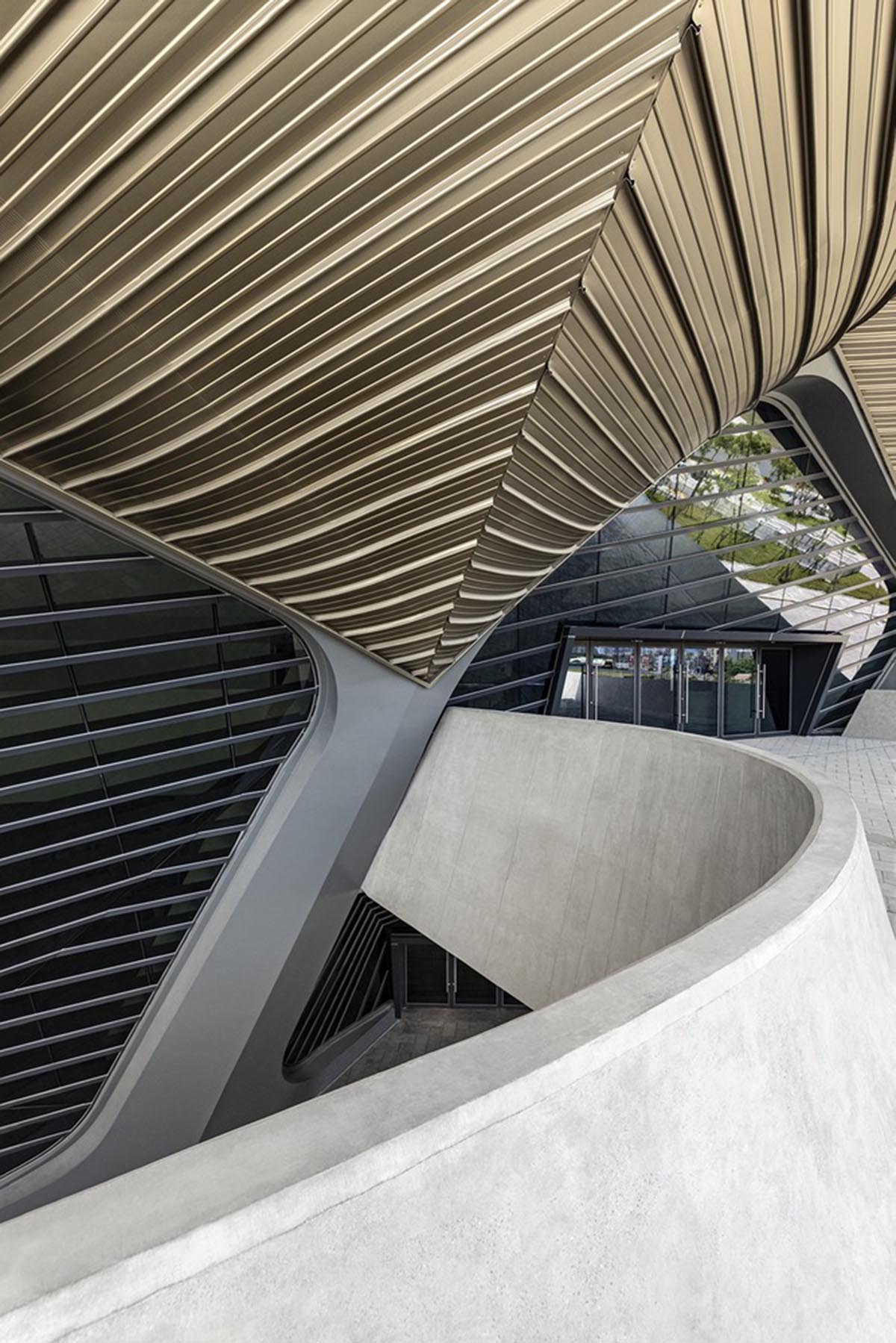 RUR Architecture DPC completes music center with crystalline geometry in Taiwan