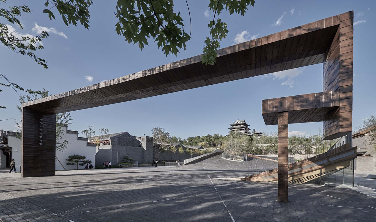 Atelier TeamMinus completes Piazza & Art Space activating its own environment in Beijing