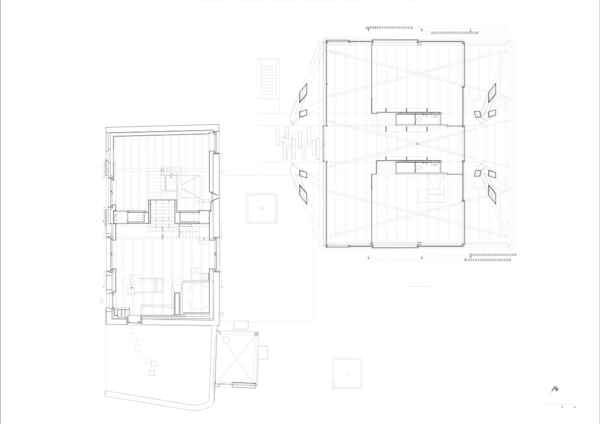 Dieter Dietz completes birdhouse-looking living space nestled in the Swiss rural landscape