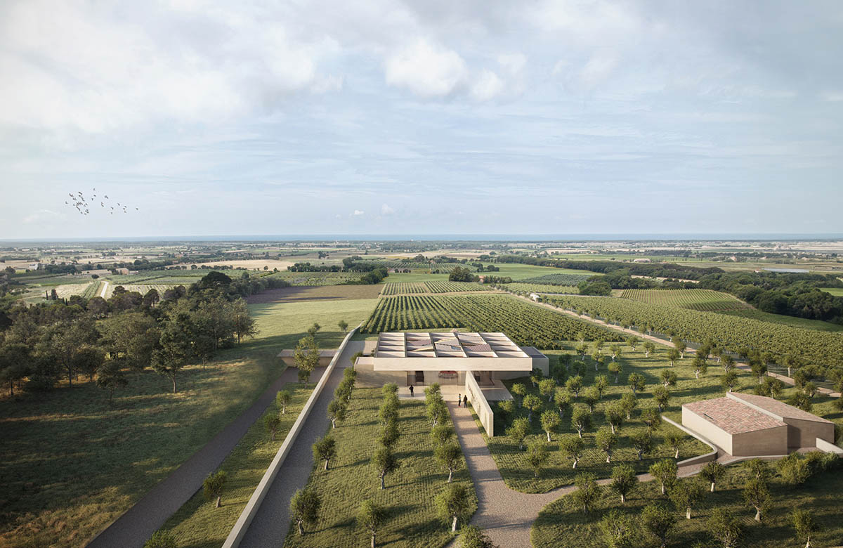 The Sapaio Pavilion by Alvisi Kirimoto redefines wine culture with its earthy skin in Tuscany