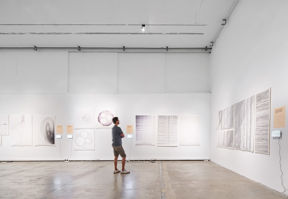 This exhibition combines automation and architecture to explore the potentials of generative drawing