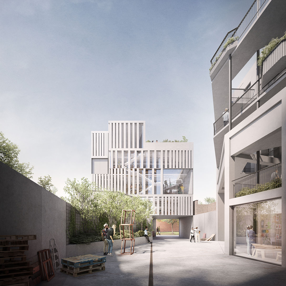 pH+'s industrial-looking mixed-use development gets planning permission in Hackney Wick