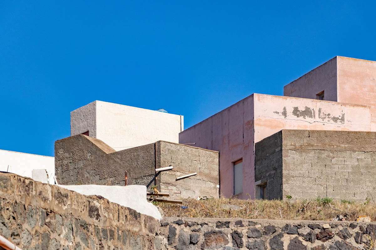 The architecture of Mediterranean islands is captured through the lens of Corinna Del Bianco