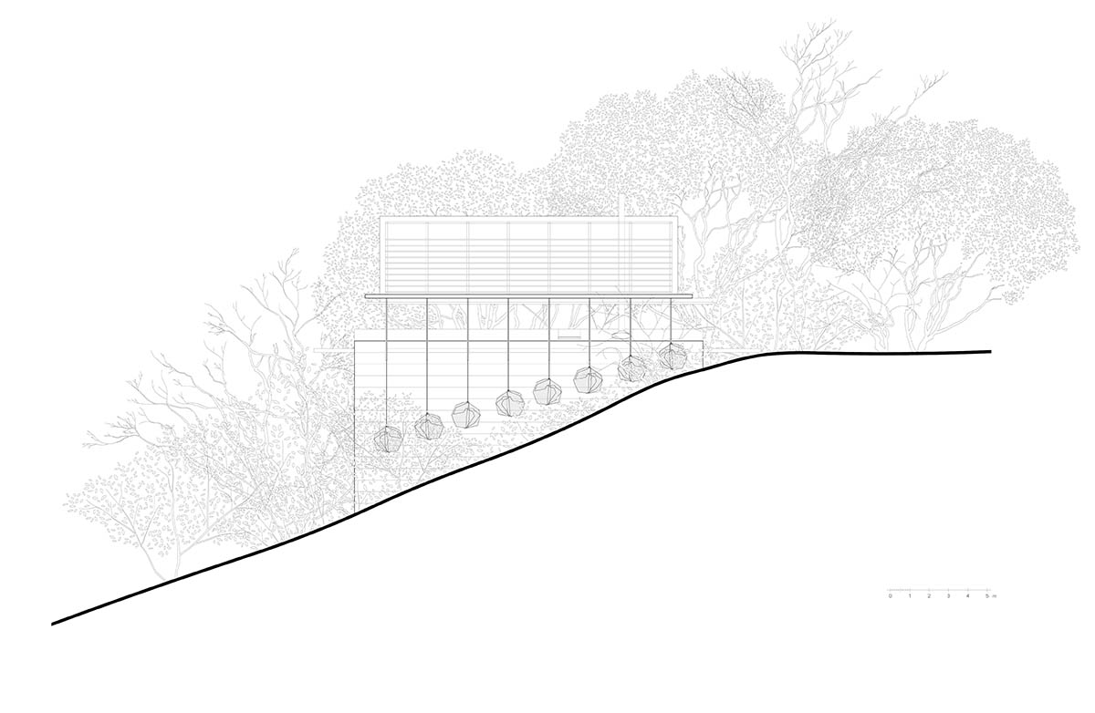 Espina Pavilion embraces structural and visual balance with minimal footprint on Mexican hills 