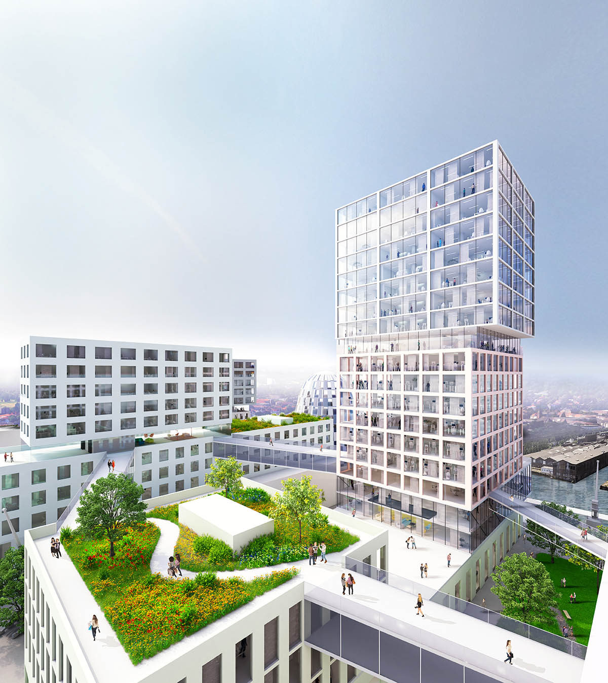 Construction begins on MVRDV's Hamburg Innovation Port For The First Phase