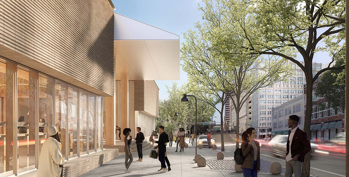New renderings and construction updates released for Memphis Brooks Art Museum in Mississippi