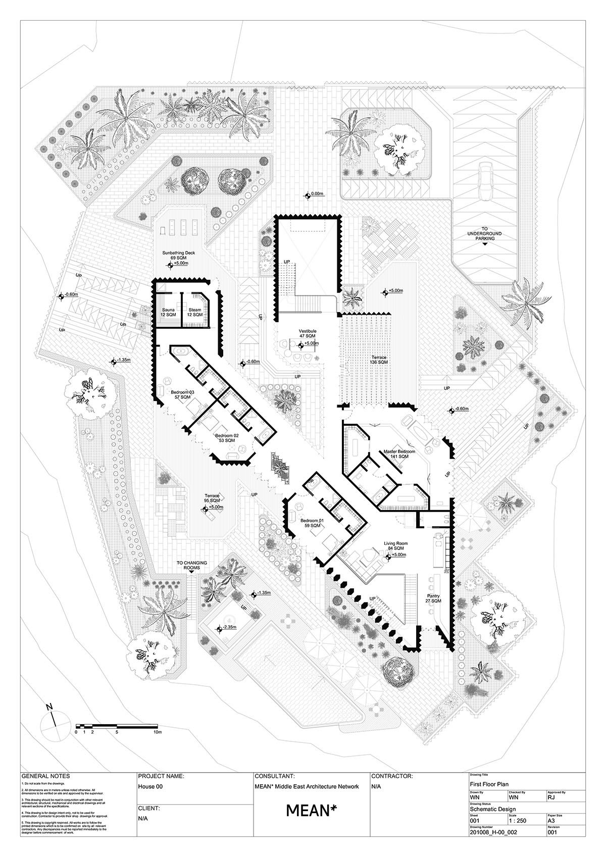 MEAN* designs retreat with sculptural limestone façade to escape from busy city life in UAE