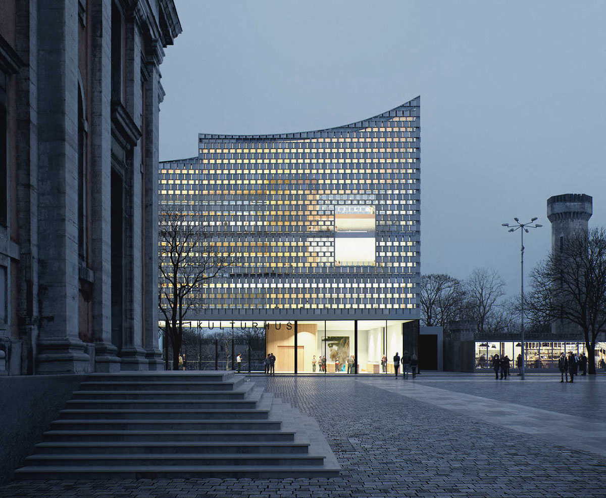 Dorte Mandrup Arkitekter designs perforated culture house and library in Karlskrona
