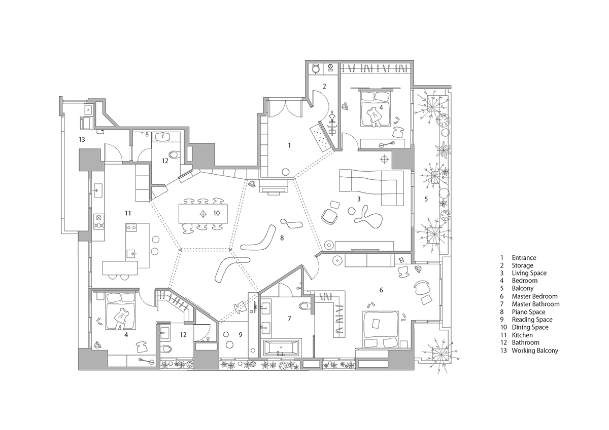 Sunny Apartment - The Lightness of A Gentle Touch