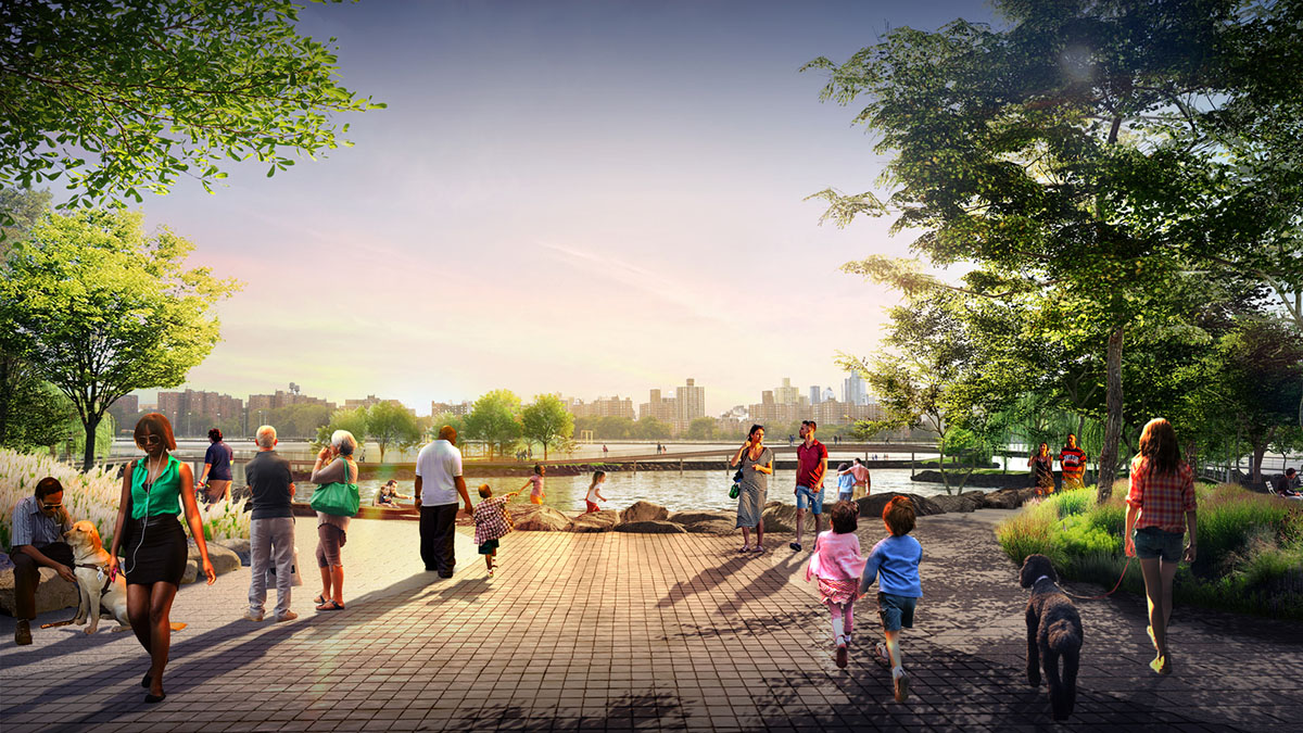 BIG and Field Operations design River Street Waterfront Masterplan in Brooklyn