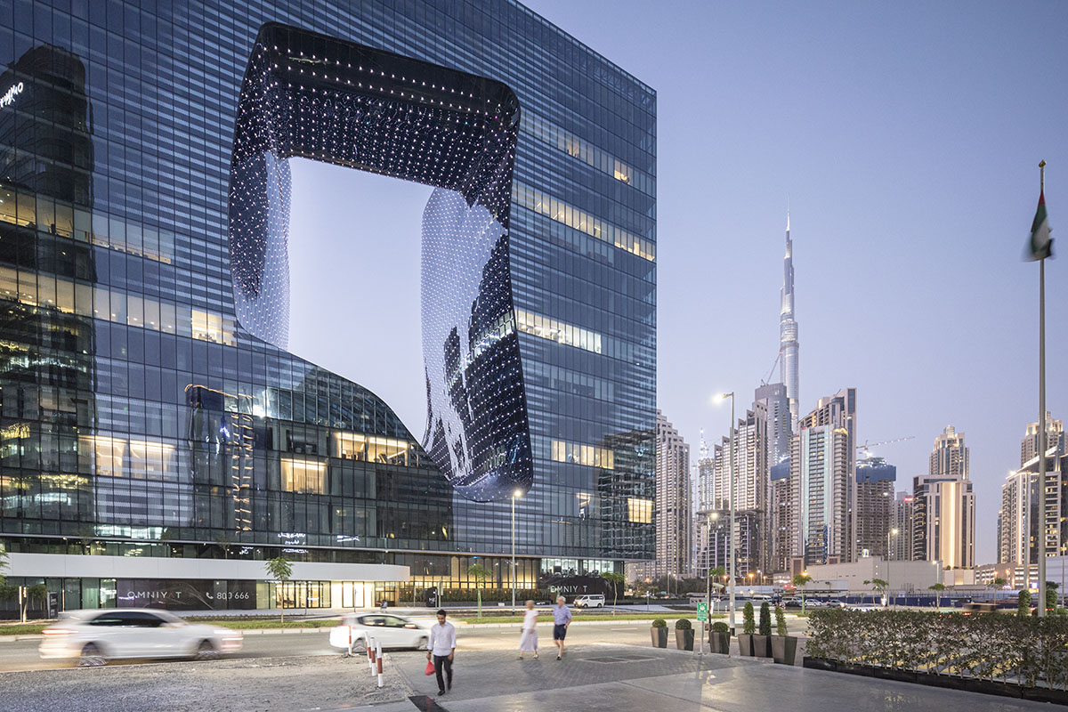 Zaha Hadid Architects' Opus Hotel in Dubai recaptured in photographs by Laurian Ghinitoiu