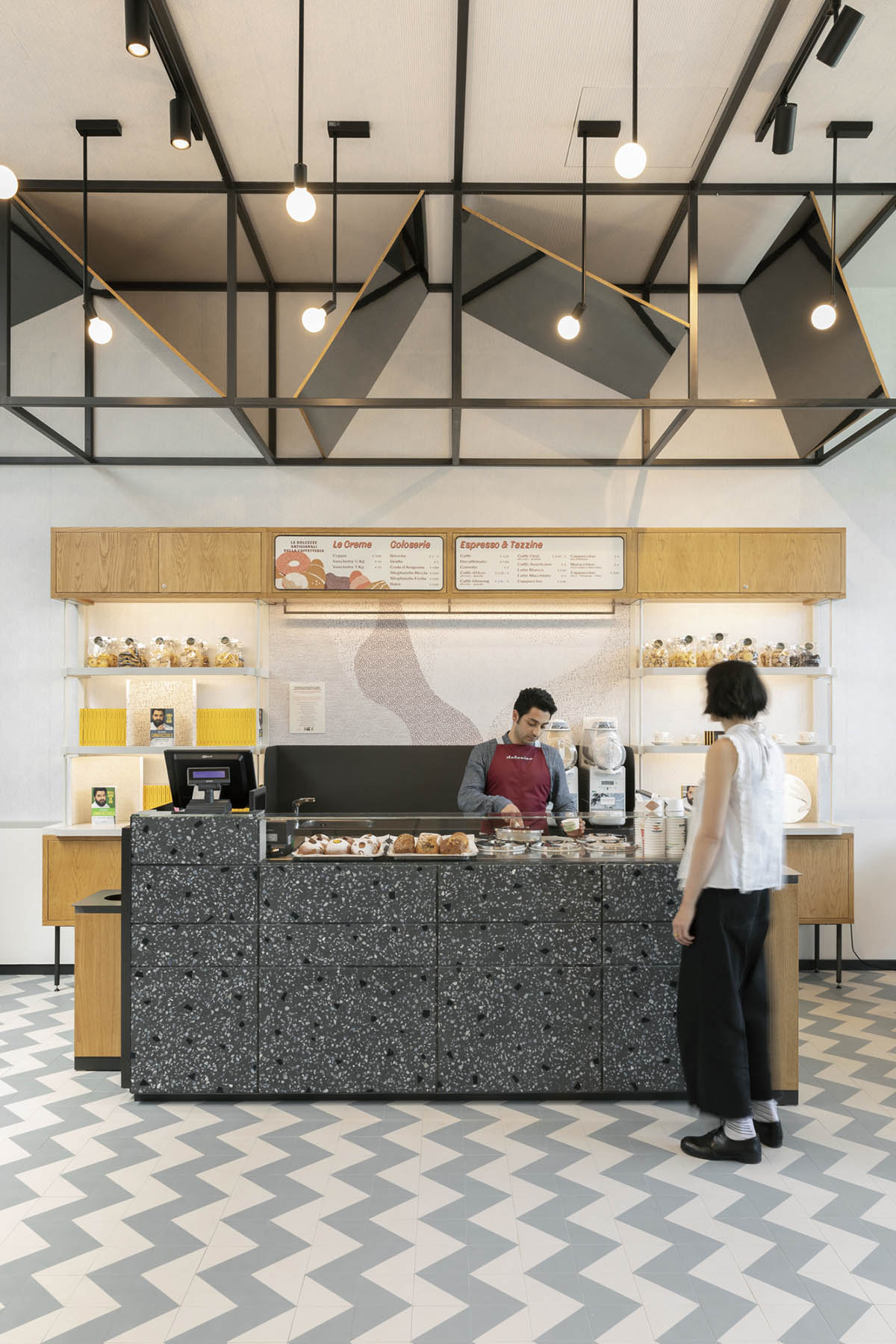 lamatilde completes new restaurant for street food with colourful interior in Italy