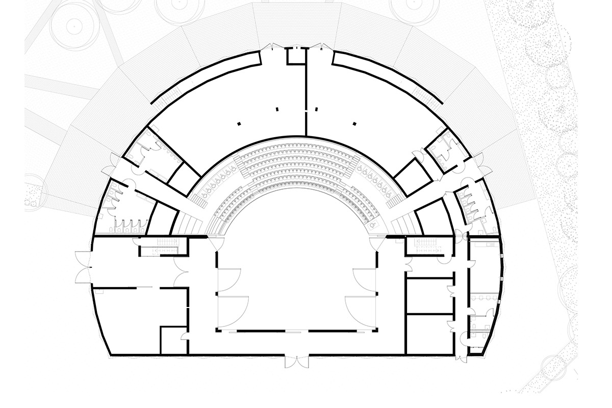 K ARCHITECTURES completes auditorium and open-air amphitheater evoking circus architecture in France 