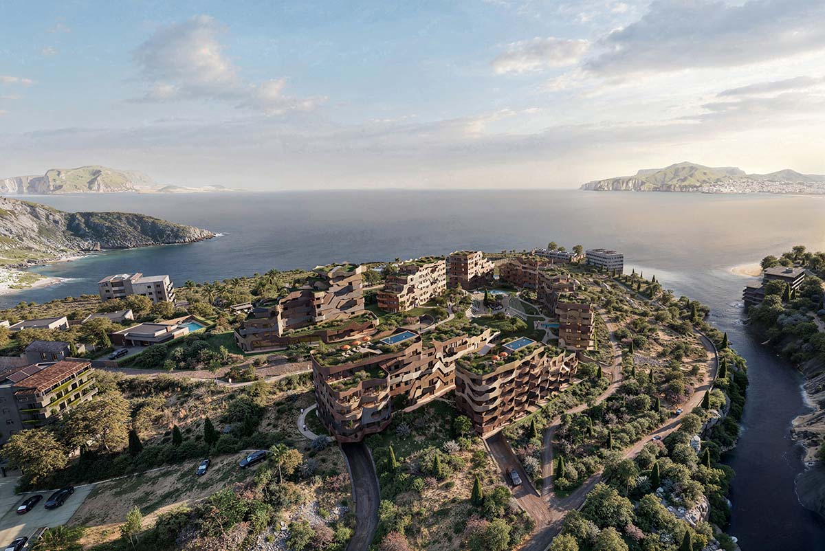 NOA blends earthy elegance with enchanting hillscapes for Berdenesh Hills in Saranda, Albania