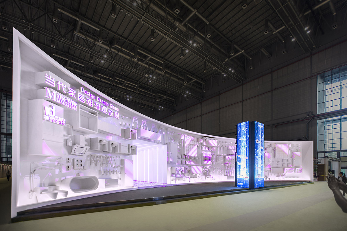 TOWOdesign completes exhibition space composed of different combinations of furnitures