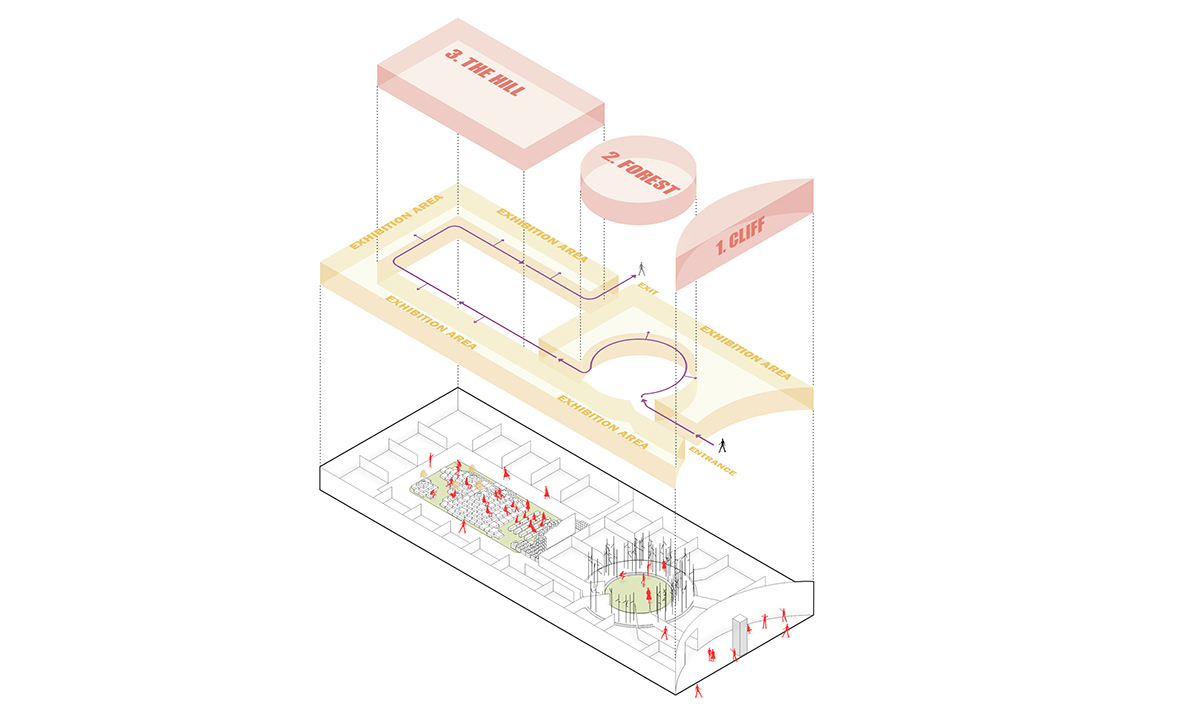 TOWOdesign completes exhibition space composed of different combinations of furnitures