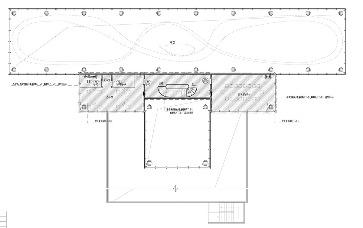 GBD Design creates interiors for clubhouse with fluid forms and dynamic sculptures in China