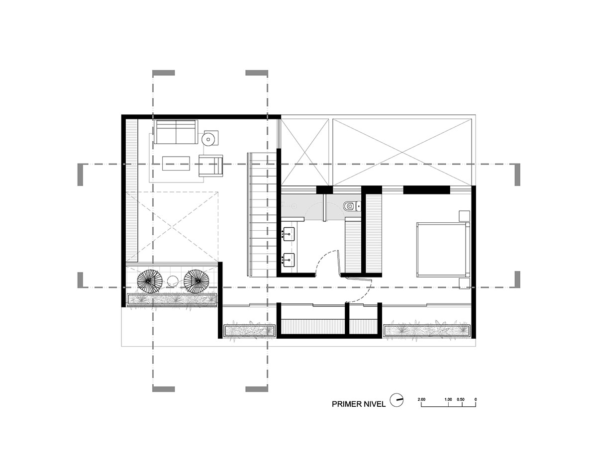 Estudio Tecalli uses red clay brick, concrete and glass to form MoMa House in Mexico