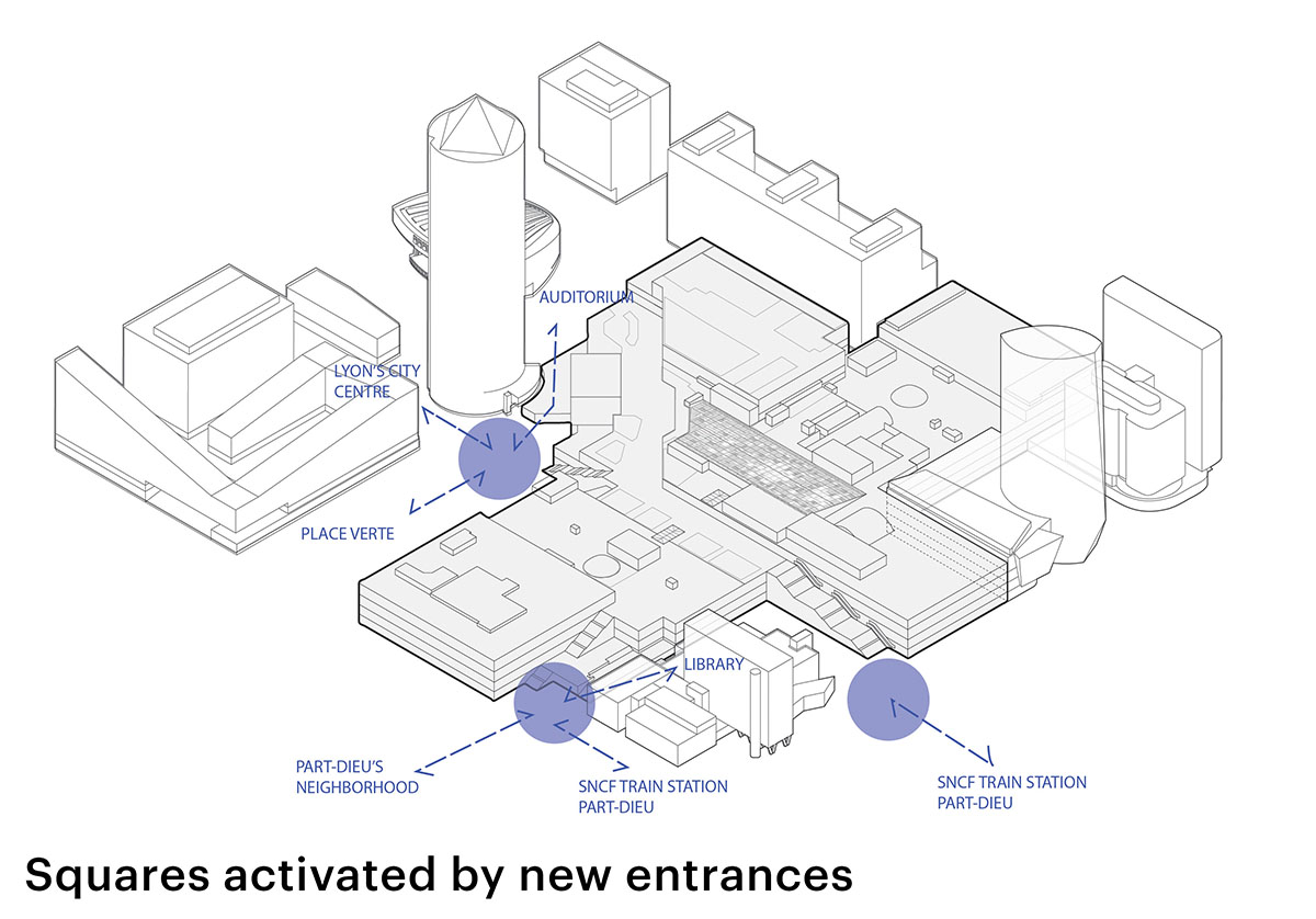 MVRDV completes transformation of Lyon’s historic shopping centre with a lace-looking façade