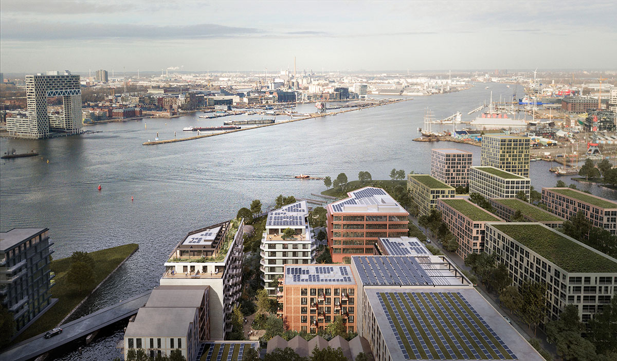 Компания Powerhouse представляет проект нового многофункционального здания в Амстердаме 