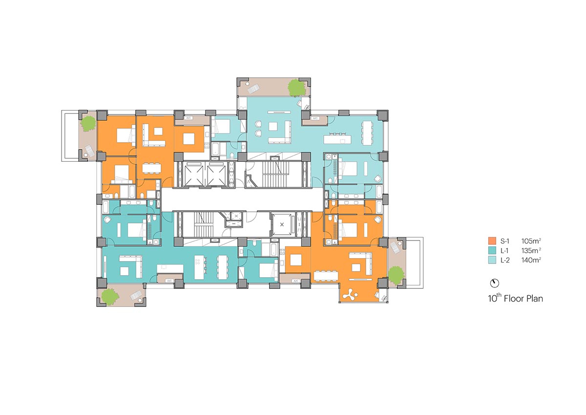 MVRDV creates a catalogue of cantilevers to go outside the box for residential tower in Tianmu