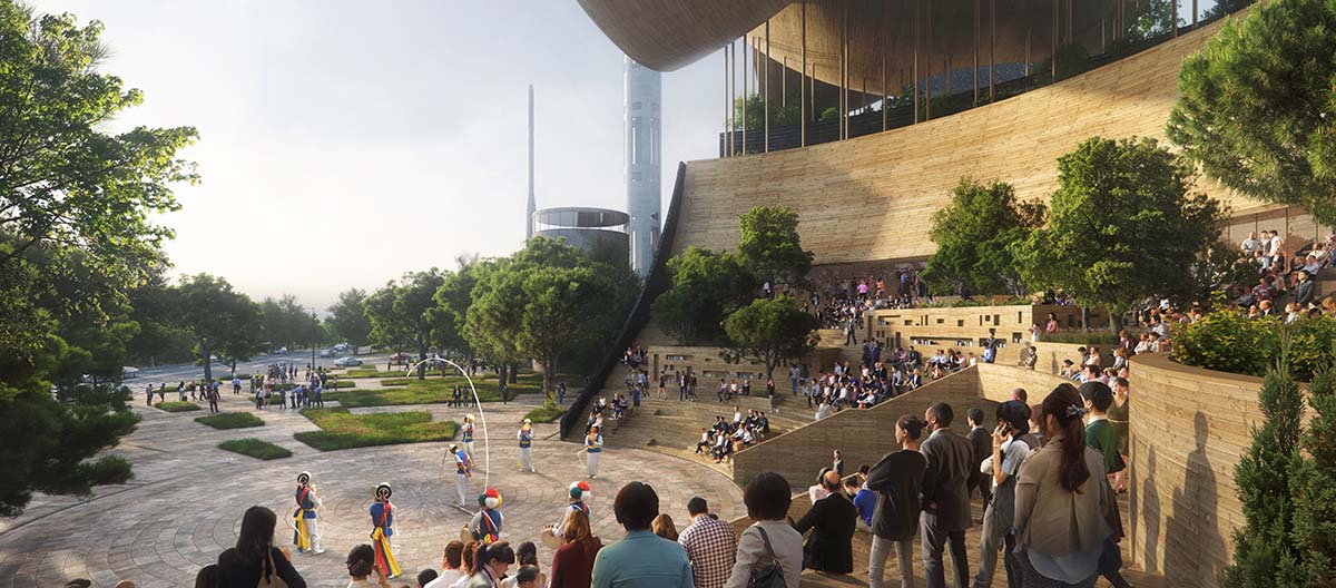 Croquis Design Studio unveils its competition proposal for City Main Library in Gwangju, South Korea