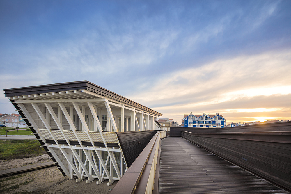 ARX interprets Portuguese’s old construction techniques with new form for Costa Nova Cultural Center